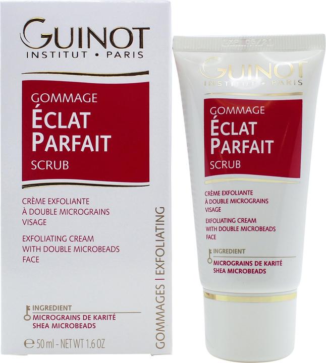 Actual product image Guinot Gommage Eclat Parfait Perfect Radiance Exfoliating Face Cream 50ml (Cleaning cloths, 50 ml)