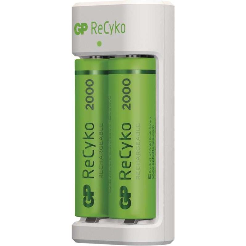 Thumbnail - GP Batteries ReCyko (1 Stk., AAA, AA, 2000 mAh, Ladegerät ohne Akku), Akku Ladegerät
