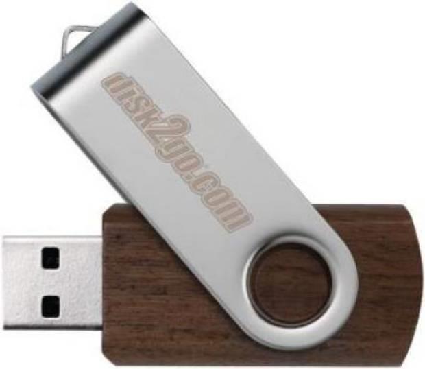 Image du produit Disk2go Bois (64 Go, USB-A)