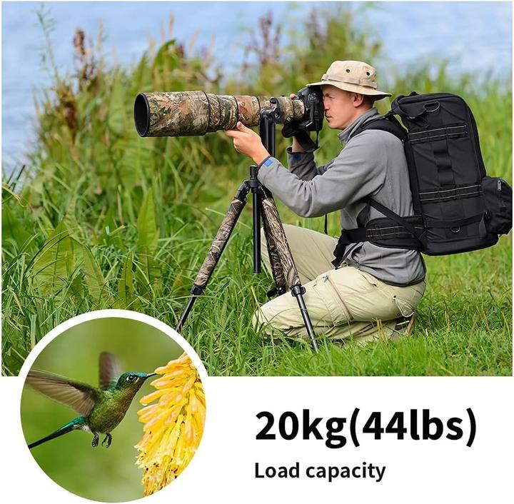 Actual product image K&F Concept Panoramic 360° Tripod Head with Quick Release, 20kg Load, Leveling, Smooth Movement (Panorama head)