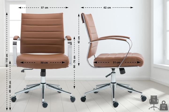 Actual product image CLP Oakland office chair, height-adjustable and swivelling