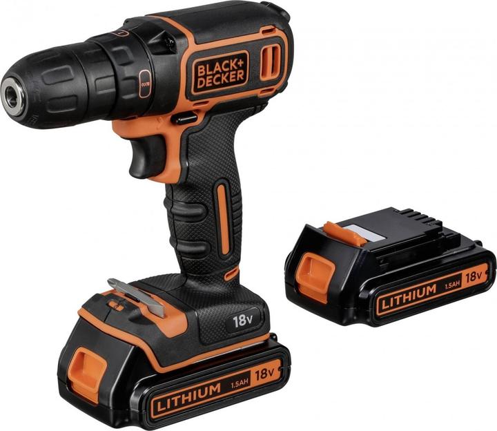 Actual product image Black & Decker BDCDC18KBQW cordless drill screwdriver (Drill driver)
