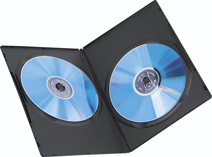 Produktbild Hama 1x10 DVD-Doppel-Leerhülle Slim 75% Platzsparnis