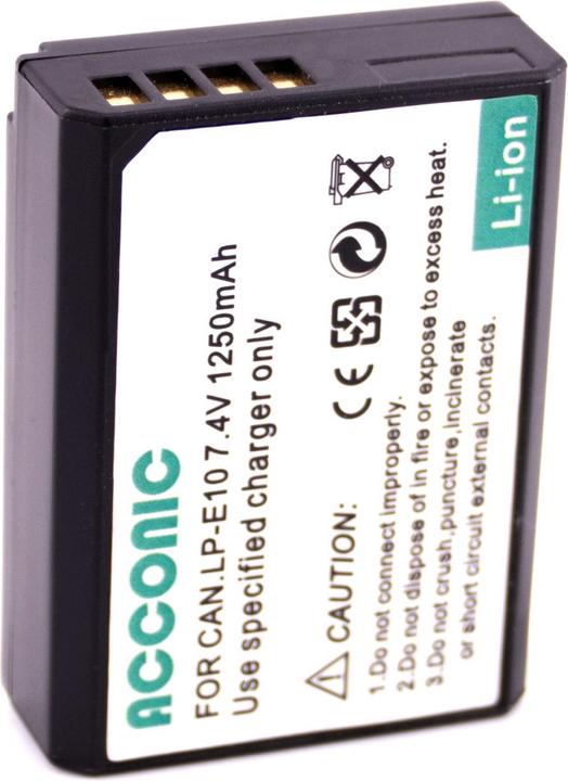 Produktbild Acconic Akku f. Canon LP-E10 EOS 1200D EOS1100D EOS-1100D T3 X50 (Kamera Akku)
