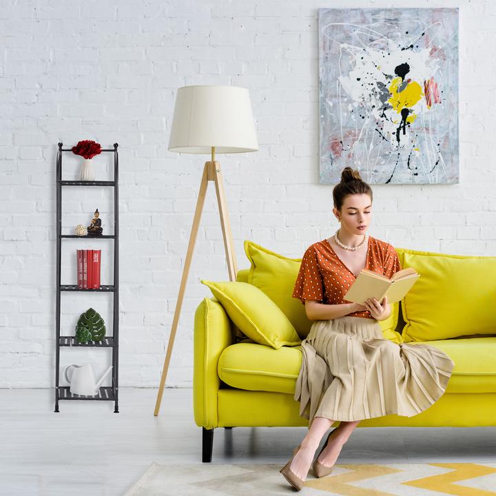 Actual product image Relaxdays Floor standing shelf (33 x 28 x 145 cm)