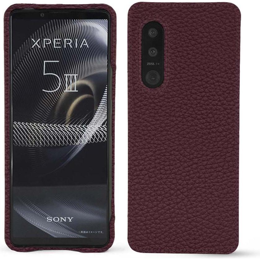 Noreve Lederschutzhülle (Sony Xperia 5 III), Smartphone Hülle, Violett
