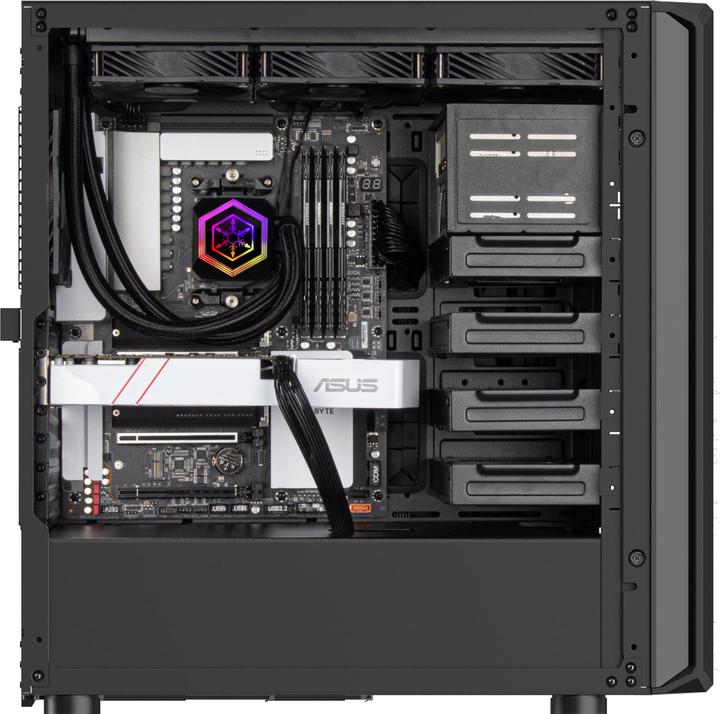 Produktbild Silverstone SilvStone SST-SED1-B ATX bk SST-SED1-B (ATX, Mini-ITX, mATX, SSI CEB, SSI EEB)