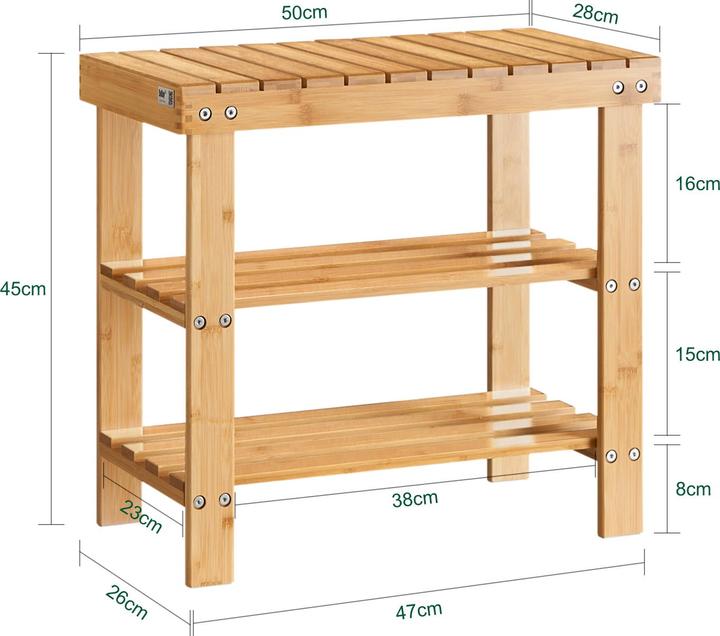 Actual product image SoBuy Shoe rack (50 x 29 x 45 cm)