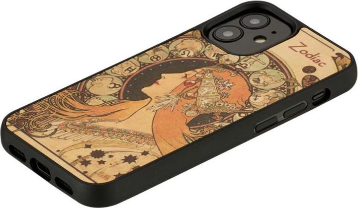 Produktbild Man.Wand &WOOD case for iPhone 12 mini zodiac juodas (Apple iPhone 12 mini)