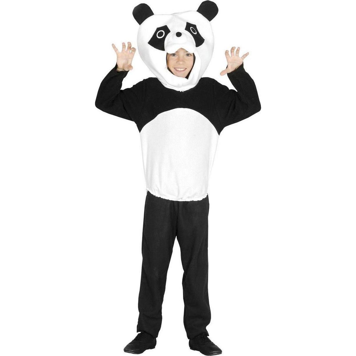 Metamorph Party Panda Kostüm für Kinder (110, 116)