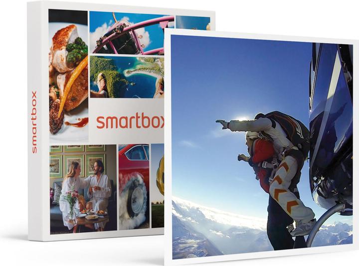 Image du produit Smartbox Vol en hélicoptère et saut en parachute au-dessus des Alpes pour 2 personnes (2 pers.)