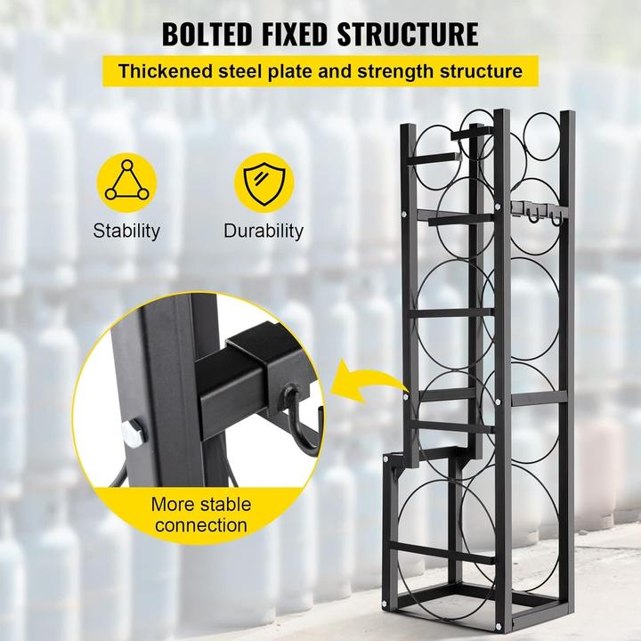 Actual product image Vevor Refrigerant Tank Rack