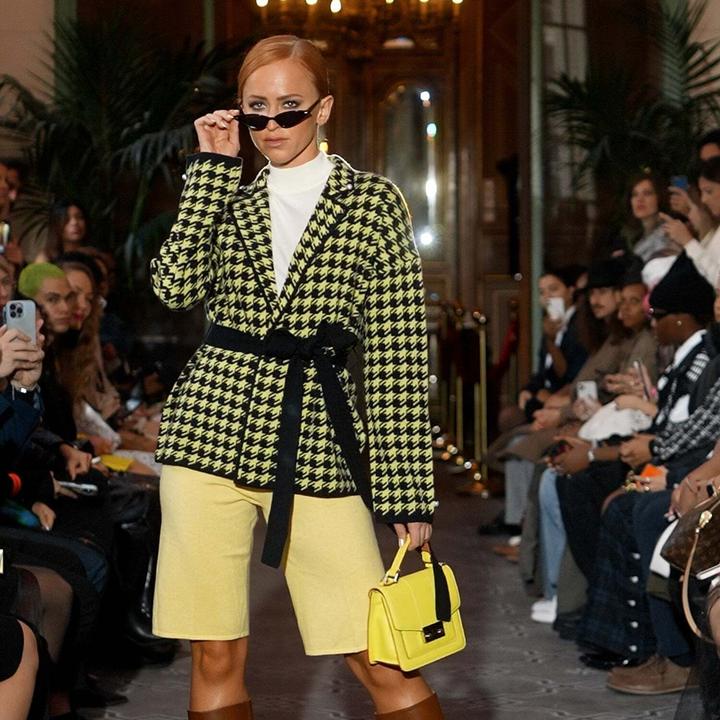 Produktbild Bellemere Sweater Two-Tone Cashmere-Merino Houndstooth (M)