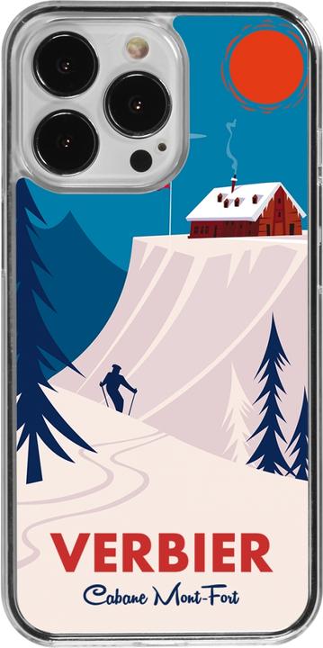 Produktbild PhoneLook Hülle transparent Verbier Cabane Mont-Fort (Apple iPhone 13 Pro)