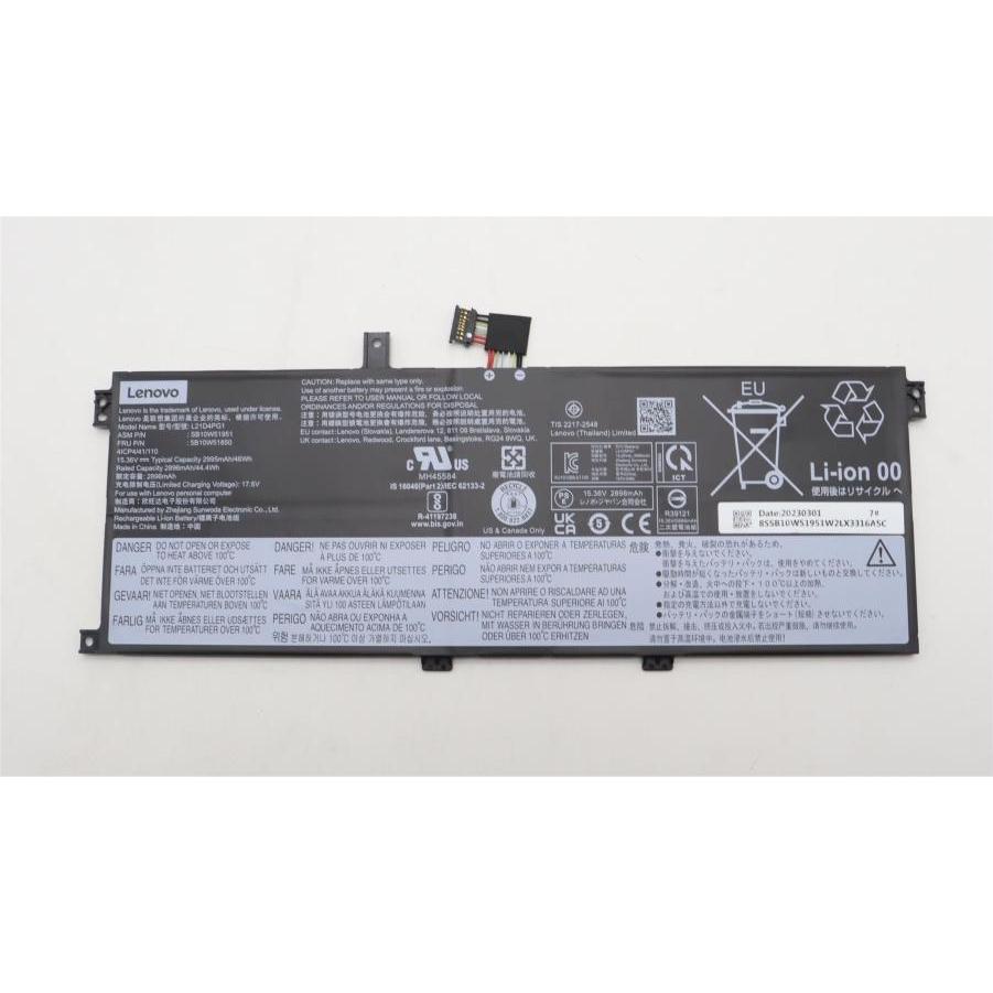Lenovo BATTERY Internal, 4c, 46Wh (4 Zellen), Notebook Akku