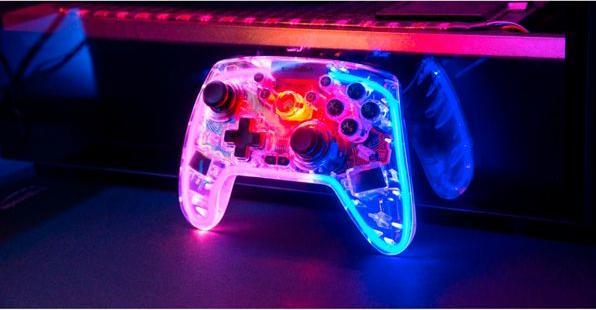 Produktbild Speedlink RAIT NX RGB Gamepad - Wireless/Wired - for PC/Android/Switch OLED/Lite, clear transparent (Android, PC, Switch Lite, Switch OLED)