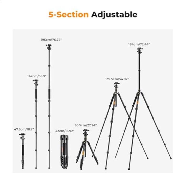 Produktbild K&F Concept Kamerastativ Monopod