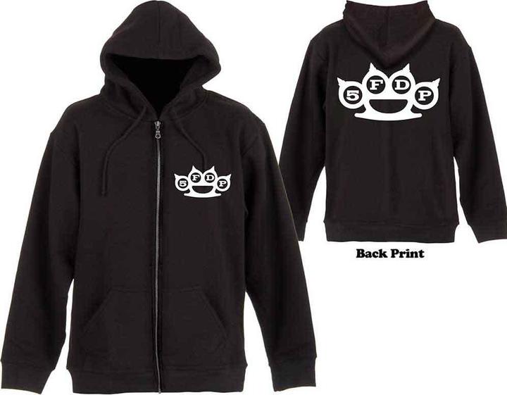 Produktbild Five Finger Death Punch Knuckles Back Print (Zipper-Hoodie) (S)