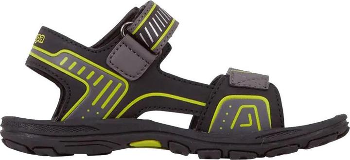 Actual product image Kappa Sandały dla dzieci Paxos czarno-limonkowe 260864K 1133 26 (26)
