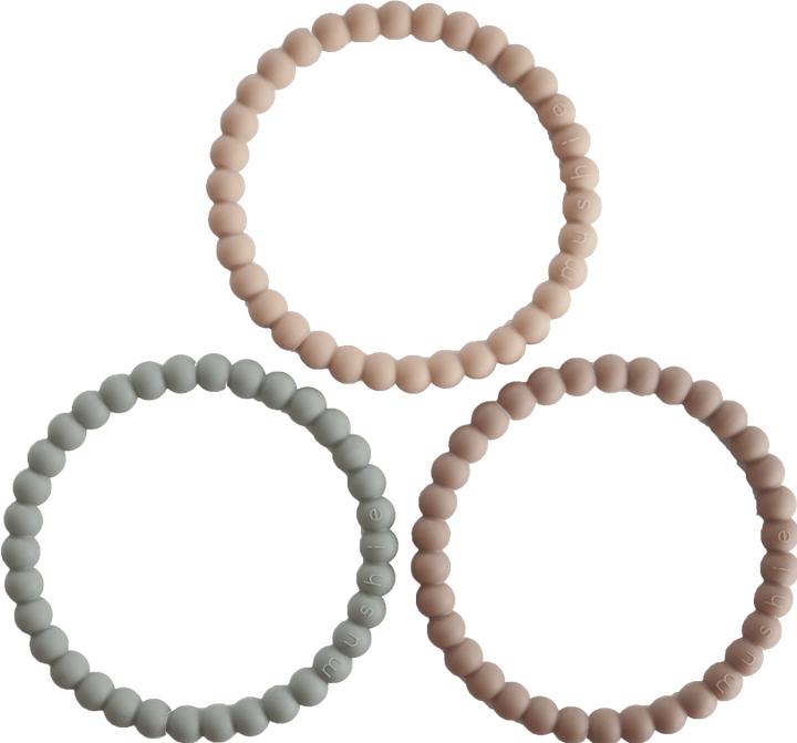 Actual product image Mushie Silicone Bracelet Sage Tuscany Desert