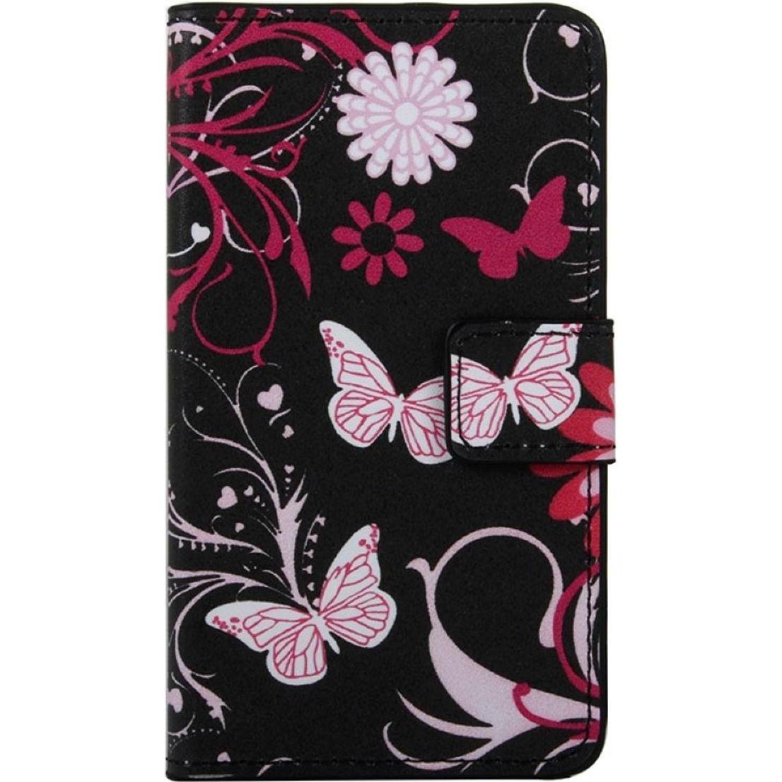 König Design Handyhülle Tasche für Handy Microsoft Lumia 950 XL Schmetterlinge Schwarz (Microsoft Lumia 950 XL), Smartph...