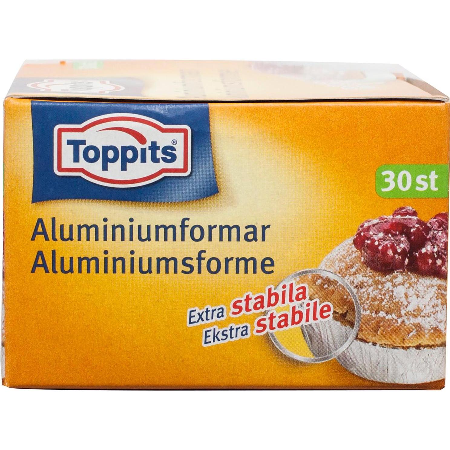 Toppits Bakformar Aluminium 30st (Obs 20st DFP), Backform