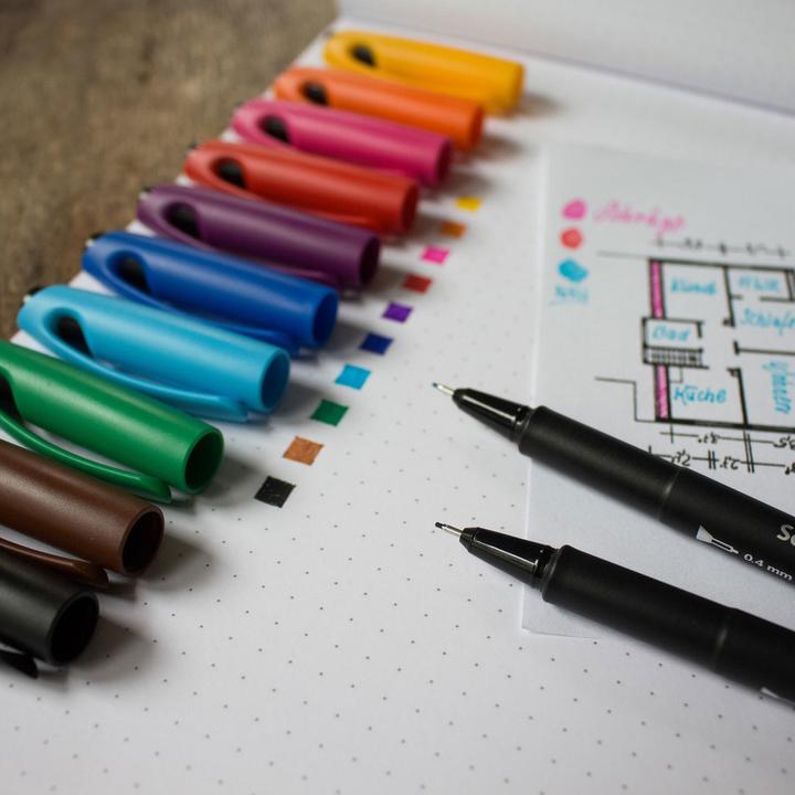 Produktbild Schneider Fineliner 967 (Blau, 10 x)