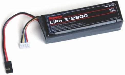 Produktbild Graupner Senderakku LiPo 2800 mAh 11,1 Volt 3S (11.10 V, 2800 mAh)