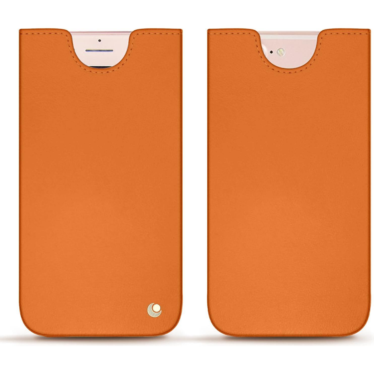 Noreve Lederschutzhülle (Apple iPhone 7 Plus), Smartphone Hülle, Orange