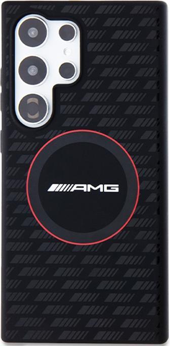 Actual product image Mercedes AMG AMHML23SMRK S928 czarny/black hardcase Silicone Carbon Pattern MagSafe (Samsung Galaxy S24 Ultra)