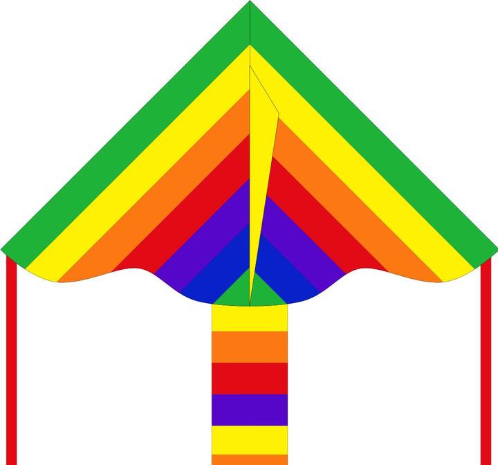 Invento Kite Simple Flyer Rainbow