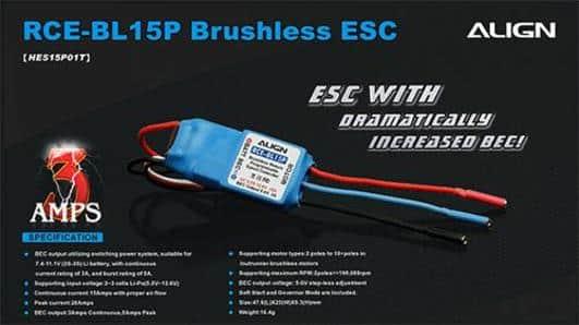 Align Drezahlregler RCE-BL15P Brushless ESC (Governer Mode)