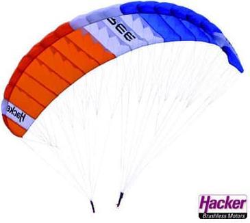 Produktbild Hacker Para-RC Gleitschirm RC-FREE - blau/orange