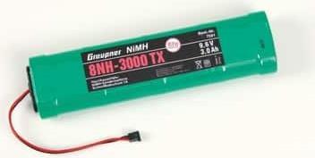 Produktbild Graupner Senderakku 8NH-3000 TX 9,6V RTU (9.60 V, 3000 mAh)