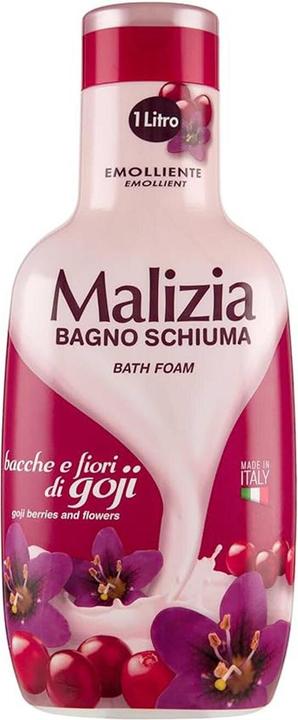 Malizia Bagno BACCHE-FIORI Di GOJI 1 Lt Soap and Cosmetics (1000 ml)