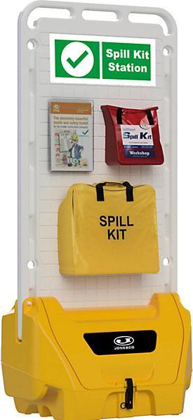 Actual product image Jonesco Mobile universal partition, with cover, seal, latch, yellow.