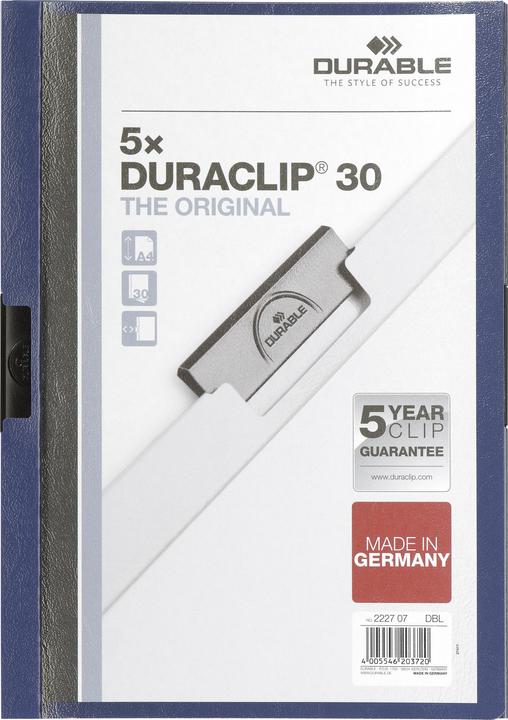 Produktbild Durable Duraclip 30 (A4, 5x)