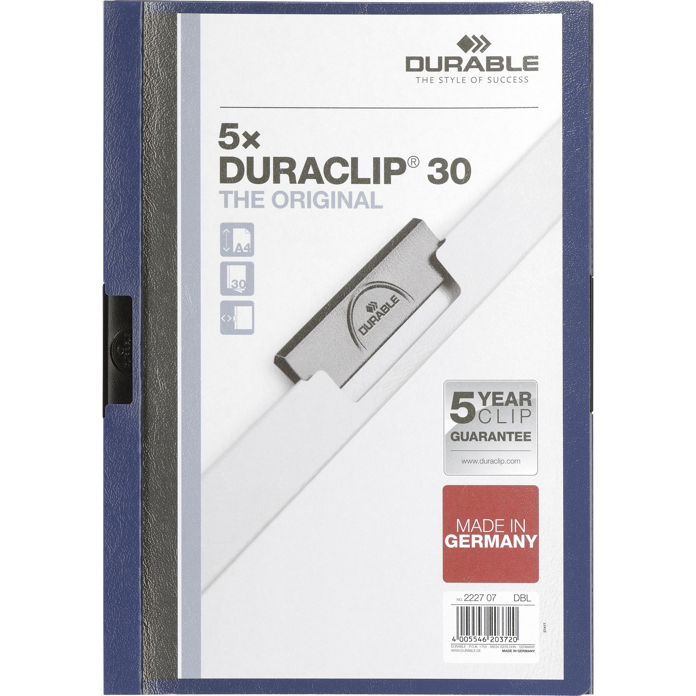 Durable, Mappe, Duraclip 30 (A4, 5 x)