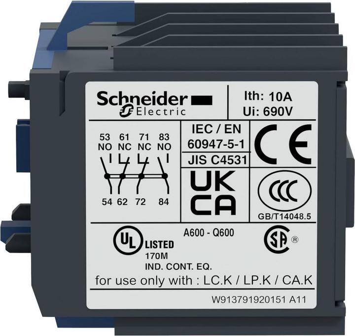 Produktbild Schneider Electric Hilfskontakt Modul 3xSchließer 1xÖffner