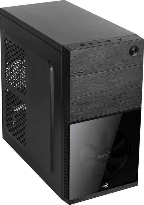 Actual product image AeroCool Boitier Mini Tour Micro ATX compatible CS-105 avec fenêtre (Noir) (mATX, Mini-ITX)