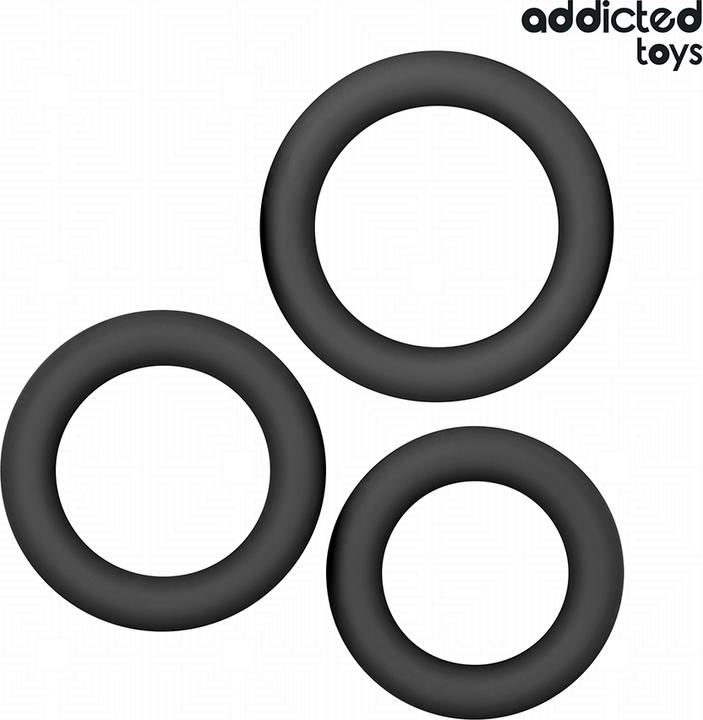 Actual product image Addicted toys - Set Silikonringe Modell 1 (5.80 cm)