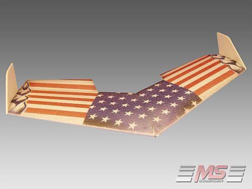 Actual product image MS Composit Swift II Airbrush USA 810 mm (Flying wing)