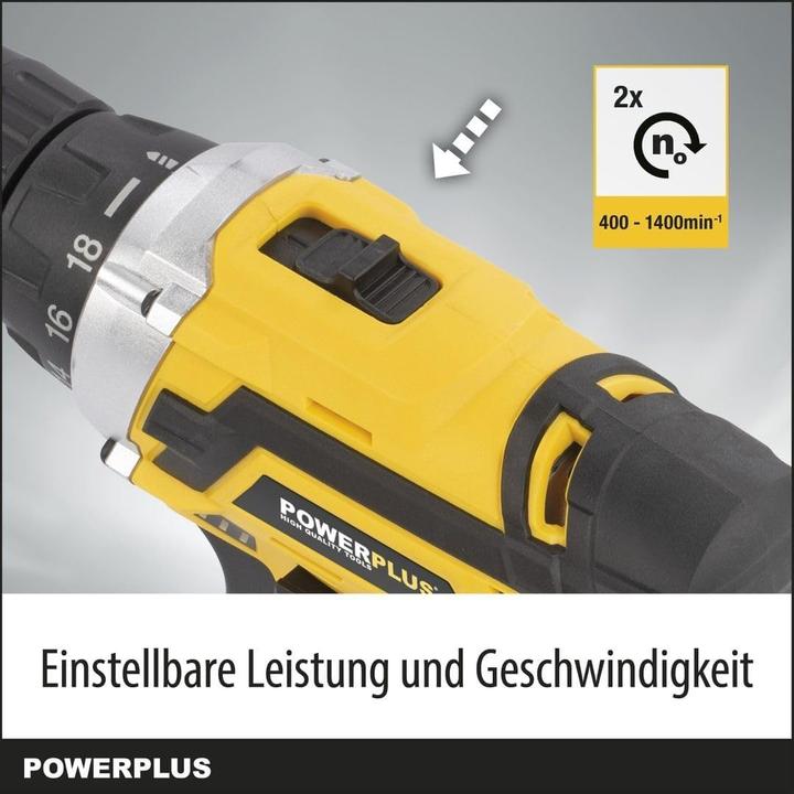 Actual product image Powerplus Drill screwdriver
