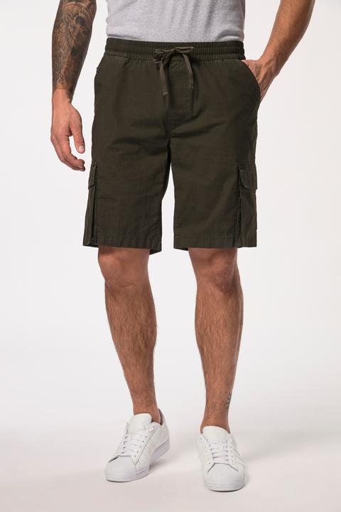 Image du produit JP1880 Bermuda esprit vintage. Taille élastique et poches cargo - jusqu'au 8XL (6XL)