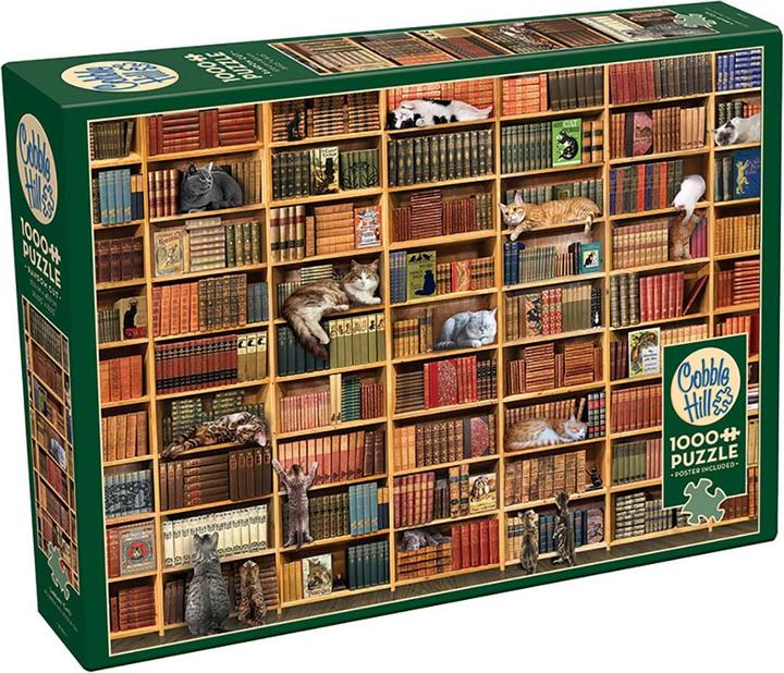 Produktbild Cobble Hill The Cat Library (1000 Teile)