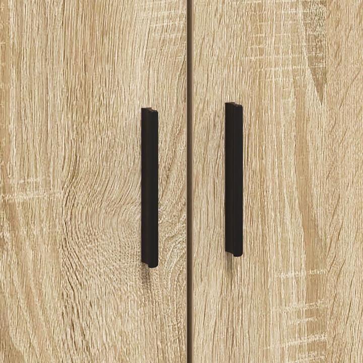 Produktbild vidaXL Stauraum-Bettgestell Sonoma Eiche 100x200 cm (100 x 200 cm)