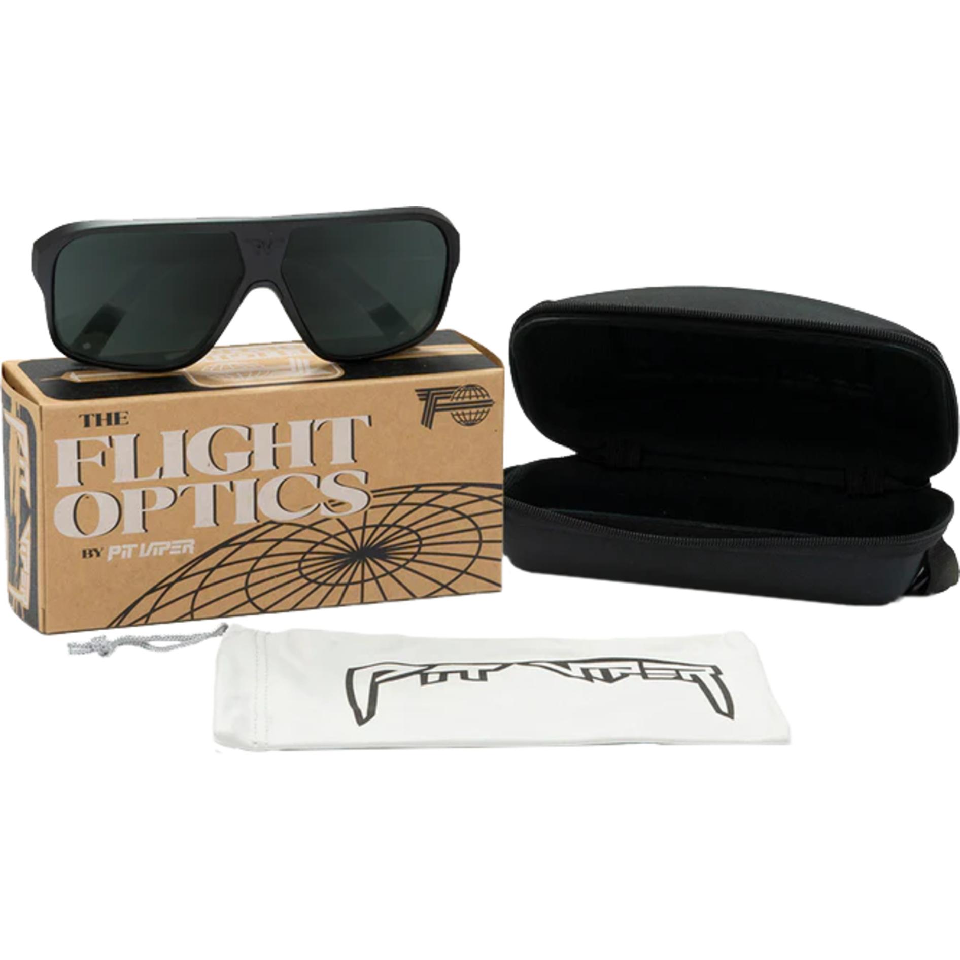 Pit Viper, Unisex, Sportbrille, The Exec Flight Optics (Schwarz, Grau), Schwarz