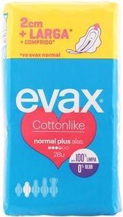 Actual product image Evax Cottonlike Normal Plus With Wings Sanitary Towels - 28 Units (1 x)