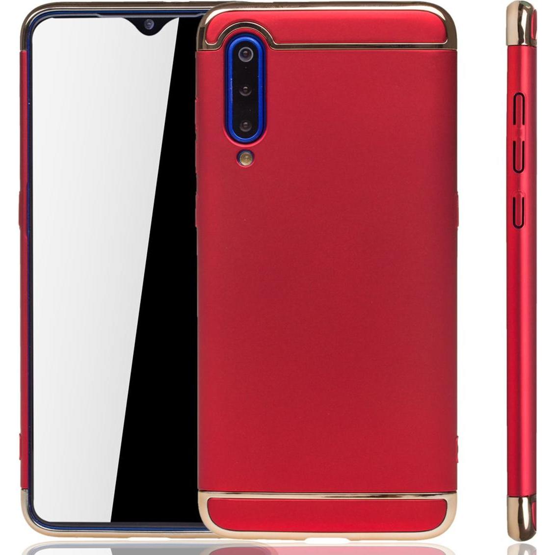 König Design Xiaomi Mi 9 Hülle Case Handy Cover Schutz Tasche Schutzhülle Bumper Schale Rot (Xiaomi Mi 9), Smartphone Hü...