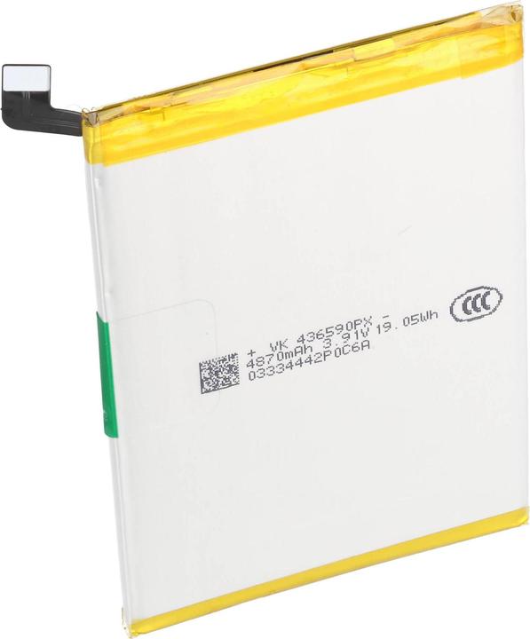Produktbild AccuCell Akku passend für OPPO Reno 12F, Li-Polymer, 3,91V, 5000mAh, 19,55Wh, ohne Werkzeug